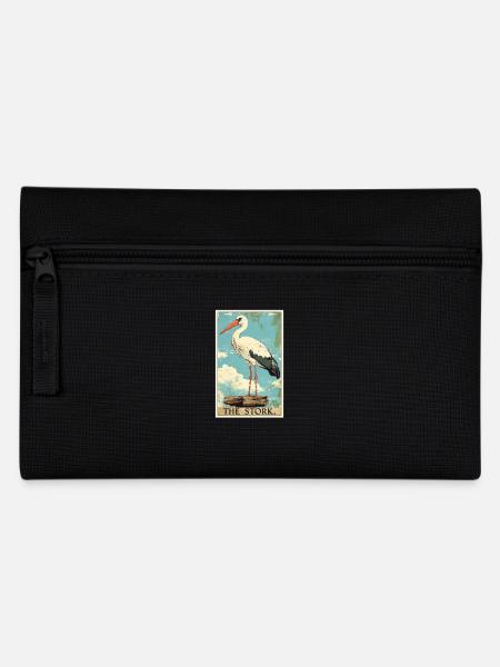 Störche Storch - Federtasche - Schwarz
