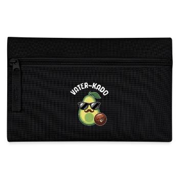 Vaterschaft VATER-KADO Bald Papa Lustiges - Federtasche - Schwarz - Vorne