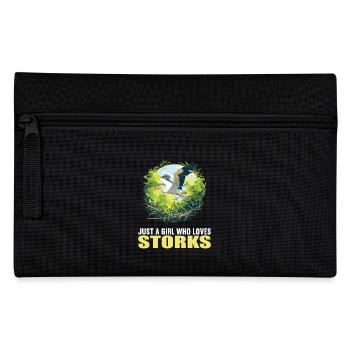 Störche Storch - Federtasche - Schwarz - Vorne