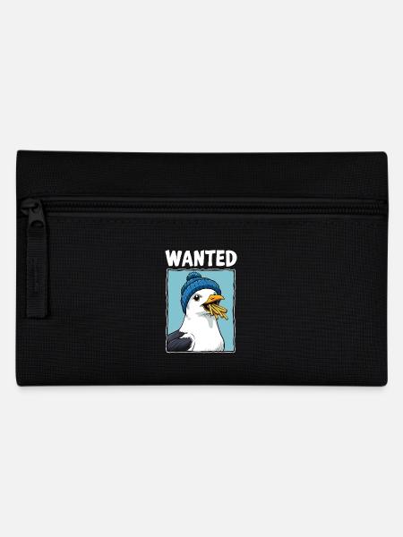 Gesuchte Pommes-möwe - Federtasche - Schwarz