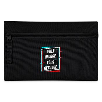 Geile Mugge Fuers Gezugge EDM DJ Tanzen Musik Rave - Federtasche - Schwarz - Vorne