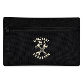 Papa artisan passe-temps tournevis drôle dicton - Trousse - noir - Devant