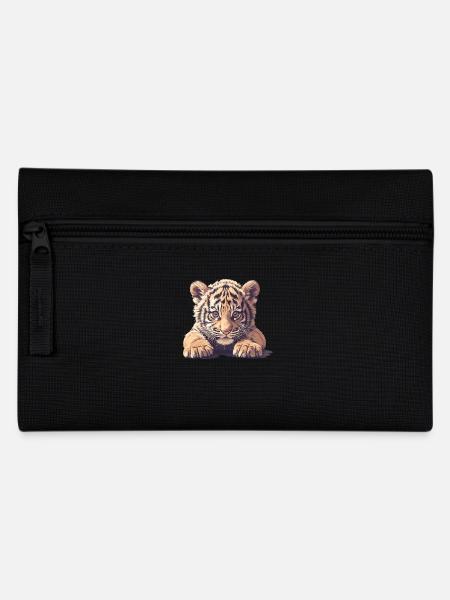 Sumatra-Tiger - Federtasche - Schwarz
