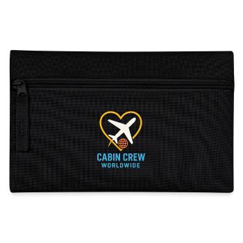 Flight Attendant Cabin Crew Life Aviation - Pencil Case - black - Front