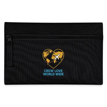Flight Attendant Cabin Crew Life Aviation - Pencil Case - black - Front