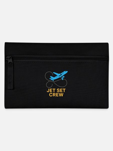 Flight Attendant Cabin Crew Life Aviation - Pencil Case - black