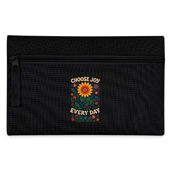 Choisissez la joie chaque jour Affirmation de la pleine conscience - Trousse - noir - Devant