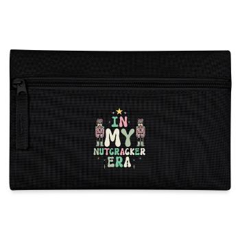 Weihnachten Xmas Spruch In My Nutcracker Era - Federtasche - Schwarz - Vorne