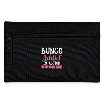 Bunco Addict In Action - Dice Night Dice - Pencil Case - black - Front