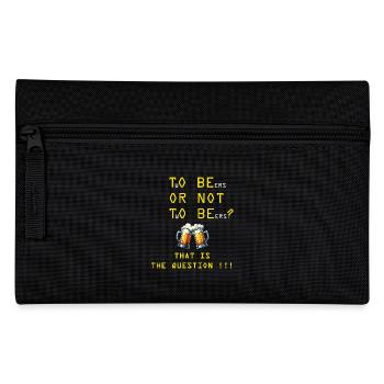 Lustiges Design für Bierliebhaber - Federtasche - Schwarz - Vorne