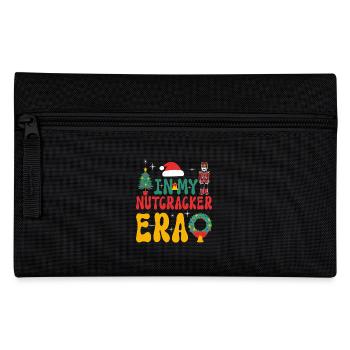 Weihnachten Xmas Spruch In My Nutcracker Era - Federtasche - Schwarz - Vorne