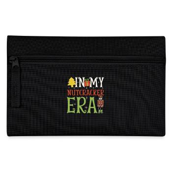 Weihnachten Xmas Spruch In My Nutcracker Era - Federtasche - Schwarz - Vorne