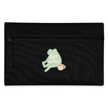 Calmness is resistance mindfulness affirmation - Pencil Case - black - Front