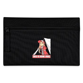 Anime Manga Otaku Kawaii Japan Cosplay Comic - Federtasche - Schwarz - Vorne