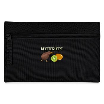 Bald Mama MUTTERLIEBE Werdende Mutter Lustig - Federtasche - Schwarz - Vorne