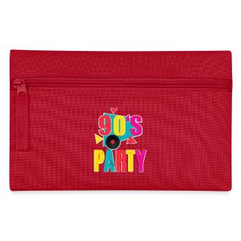 Fête des années 90 - Trousse - rouge - Devant