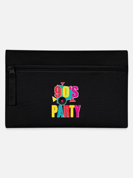 90s Party - Federtasche - Schwarz