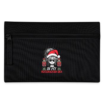Weihnachten Xmas Spruch In My Nutcracker Era - Federtasche - Schwarz - Vorne