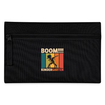 Funny Kindergarten Dab Design for Kids - Pencil Case - black - Front
