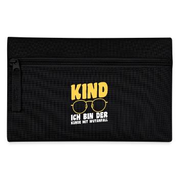 Tochter Sohn - Federtasche - Schwarz - Vorne