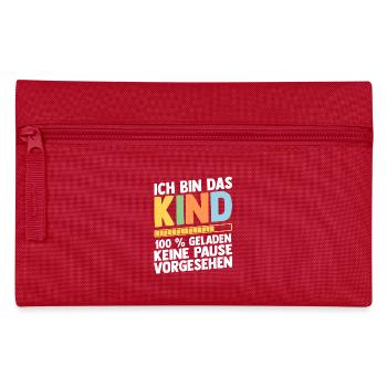 Daughter Son - Pencil Case - red - Front