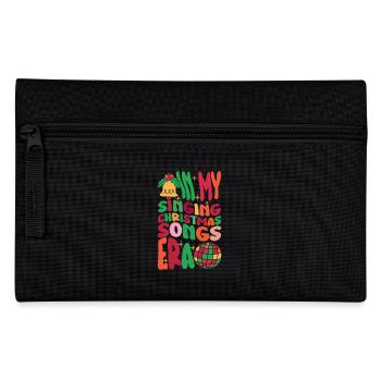 Weihnachten Xmas In My Singing Christmas Songs Era - Pencil Case - black - Front