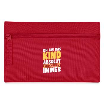 Daughter Son - Pencil Case - red - Front