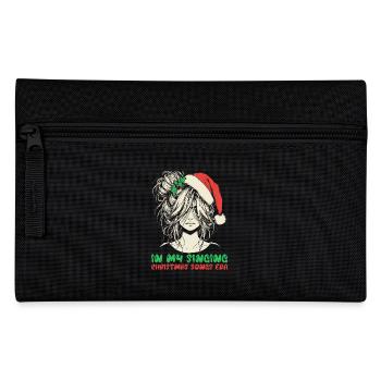 Noël de Weihnachten à l’époque des chansons de Noël chantantes - Trousse - noir - Devant