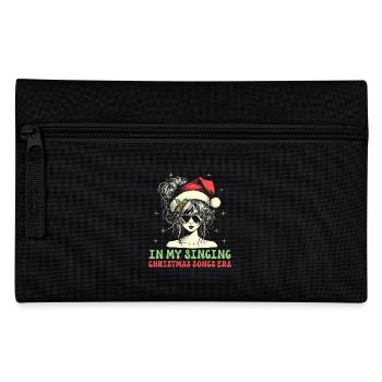 Weihnachten Xmas In My Singing Christmas Songs Era - Pencil Case - black - Front