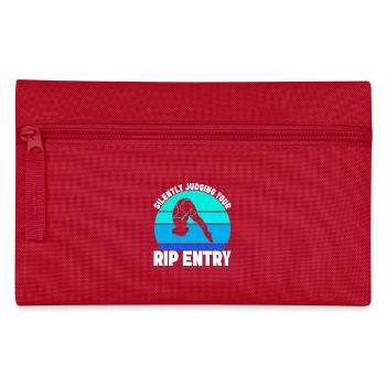 Diving diving board - Pencil Case - red - Front