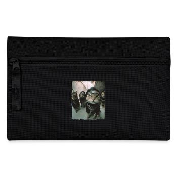 Gangster Cats Streetwear Cool Cat Motif - Trousse - noir - Devant