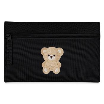 Fluffy Bear T-shirt – Kawaii and Cozy Style - Pencil Case - black - Front