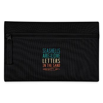 Muschelsammler Muschel - Federtasche - Schwarz - Vorne