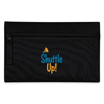 Badminton Shuttle Up - Federball - Pencil Case - black - Front