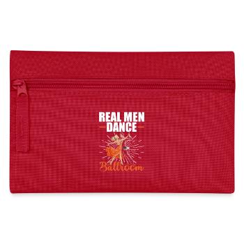 Real Men Dancing Ballroom Ballroom - Pencil Case - red - Front