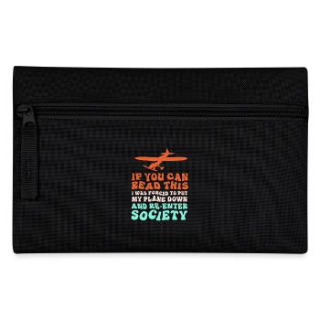 Model Airplane Model Airplane - Pencil Case - black - Front