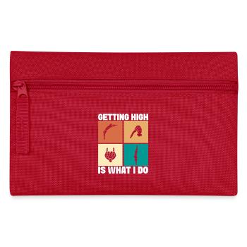 Diving diving board - Pencil Case - red - Front