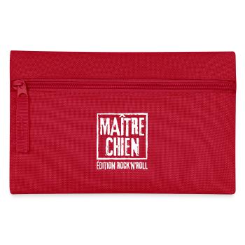 Maitre Chien edition Rock - Trousse - rouge - Devant