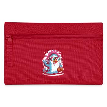 Walross Punk Rocker Halloween  - Federtasche - Rot - Vorne