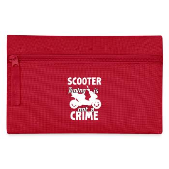 Scooter Tuning is not a crime - Federtasche - Rot - Vorne