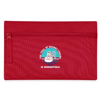 Aimant de pêche en néodyme pour pêcheur magnétique - Trousse - rouge - Devant