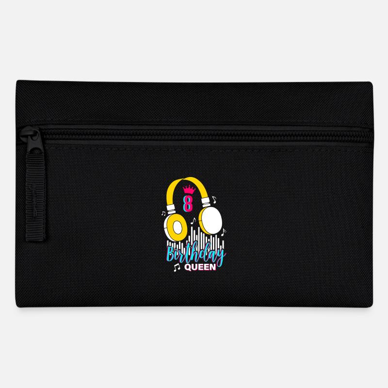 Anniversaire Reine 8ème anniversaire - Trousse - noir