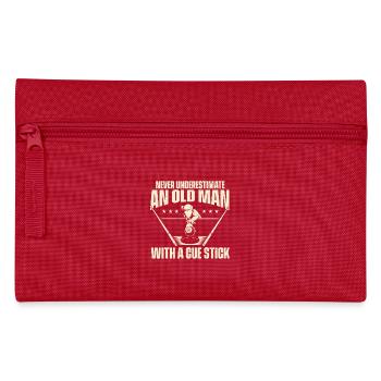 Ne sous-estimez jamais un vieil homme avec une queue - Trousse - rouge - Devant