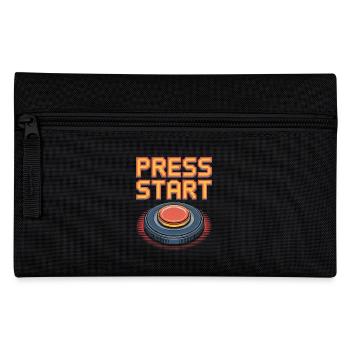 Appuyez sur le bouton Démarrer Retro Gaming Pixel Arcade - Trousse - noir - Devant