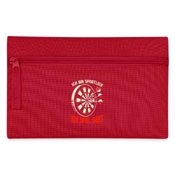 Darts Dart Dartboard Dartboard Dart Player - Pencil Case - red - Front