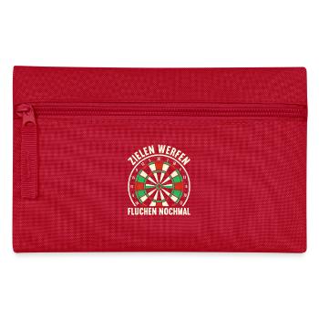 Darts Dart Dartboard Dartboard Dart Player - Pencil Case - red - Front