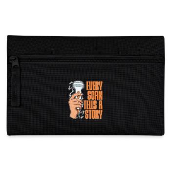 Sonographer Every Scan Tells A Story Sonography - Federtasche - Schwarz - Vorne