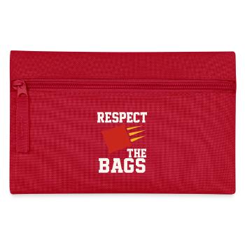 Cornhole Refere Offizielles Schiedsrichter - Federtasche - Rot - Vorne