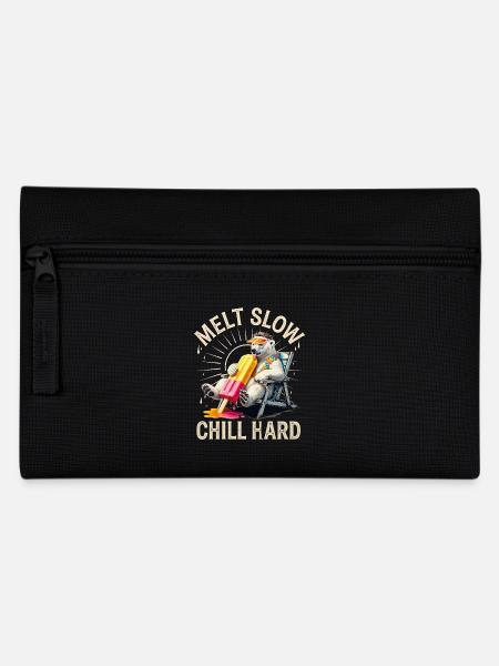 Schmelz langsam Chill Harter Bär - Federtasche - Schwarz