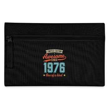 Genial seit 1976 - Federtasche - Schwarz - Vorne